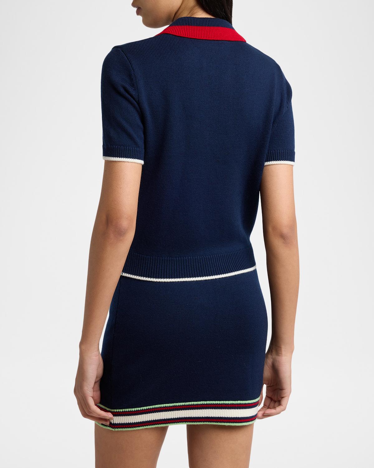 Merino Wool Polo Shirt - thumbnail 3