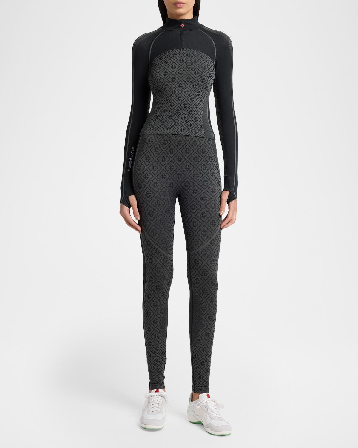 Seamless Monogram Half-Zip Top - thumbnail 2
