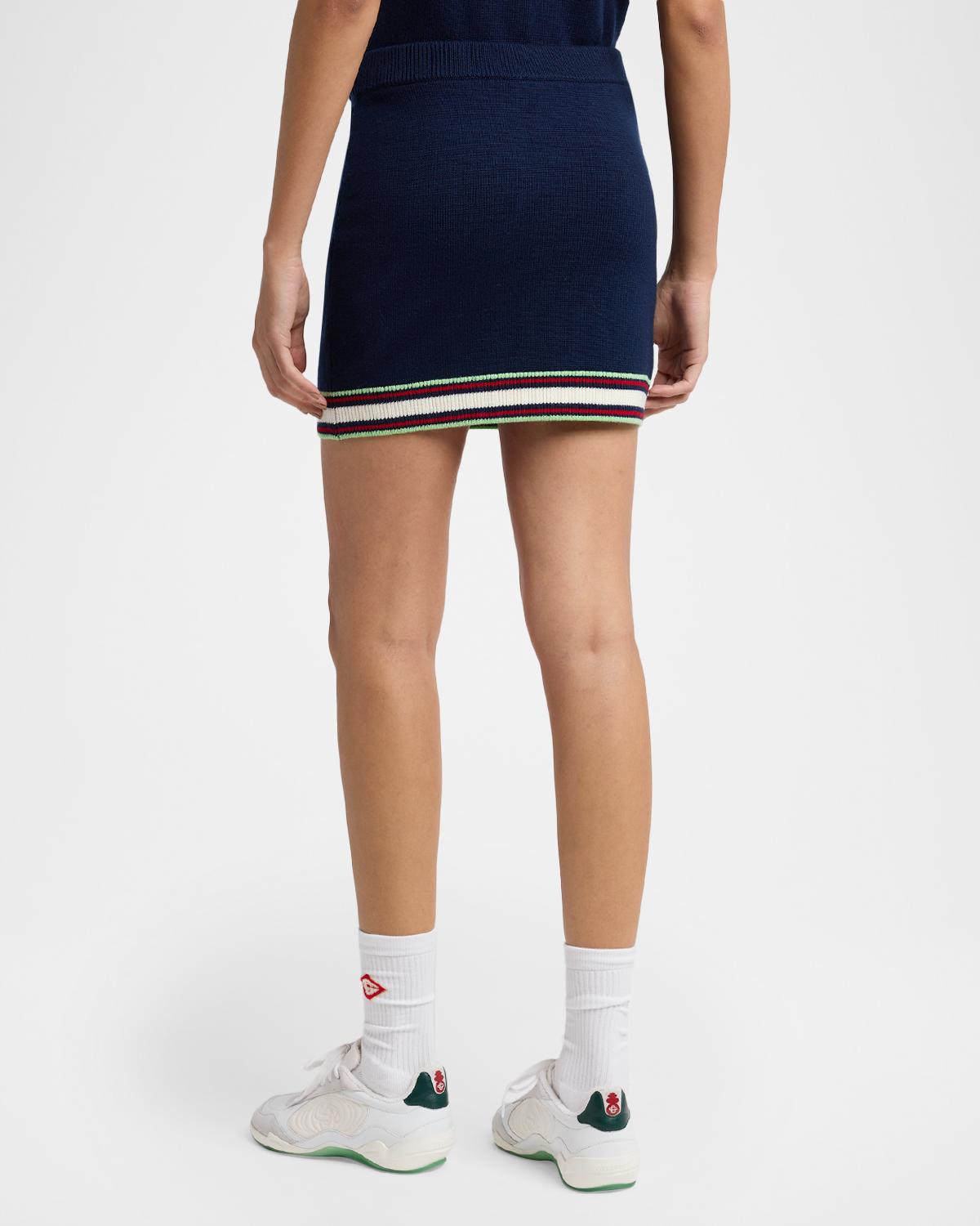 Merino Wool Mini Skirt - thumbnail 3