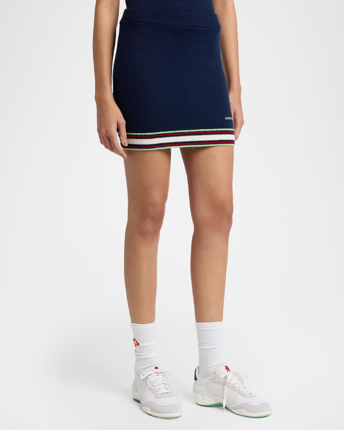 Merino Wool Mini Skirt - thumbnail 4