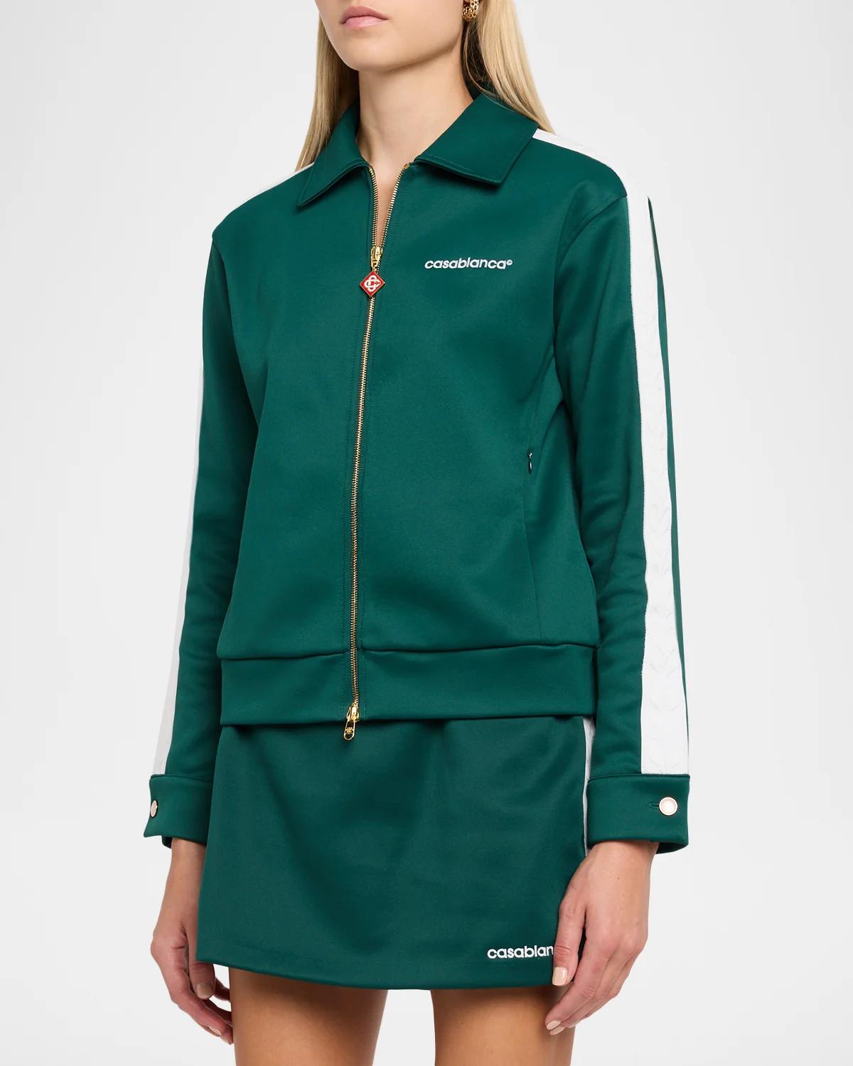 Side-Stripe Scuba Bomber Jacket - thumbnail 4
