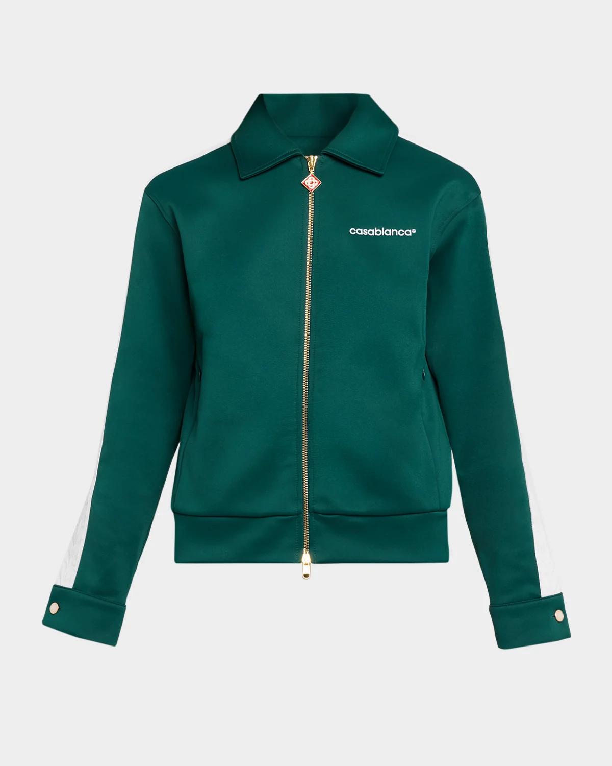 Side-Stripe Scuba Bomber Jacket