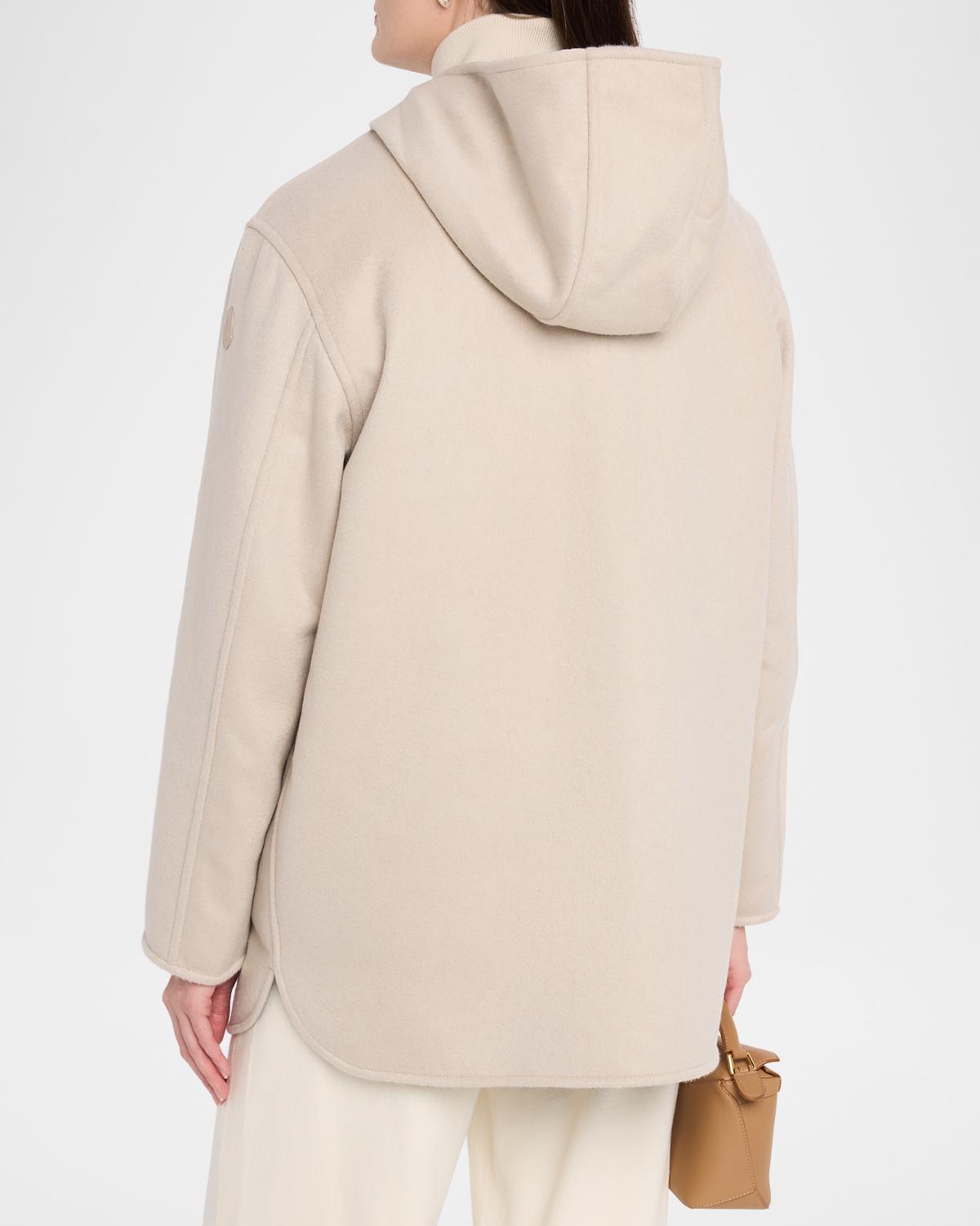 Hemiptere 3-in-1 Hooded Wool & Cashmere Down Jacket - thumbnail 3