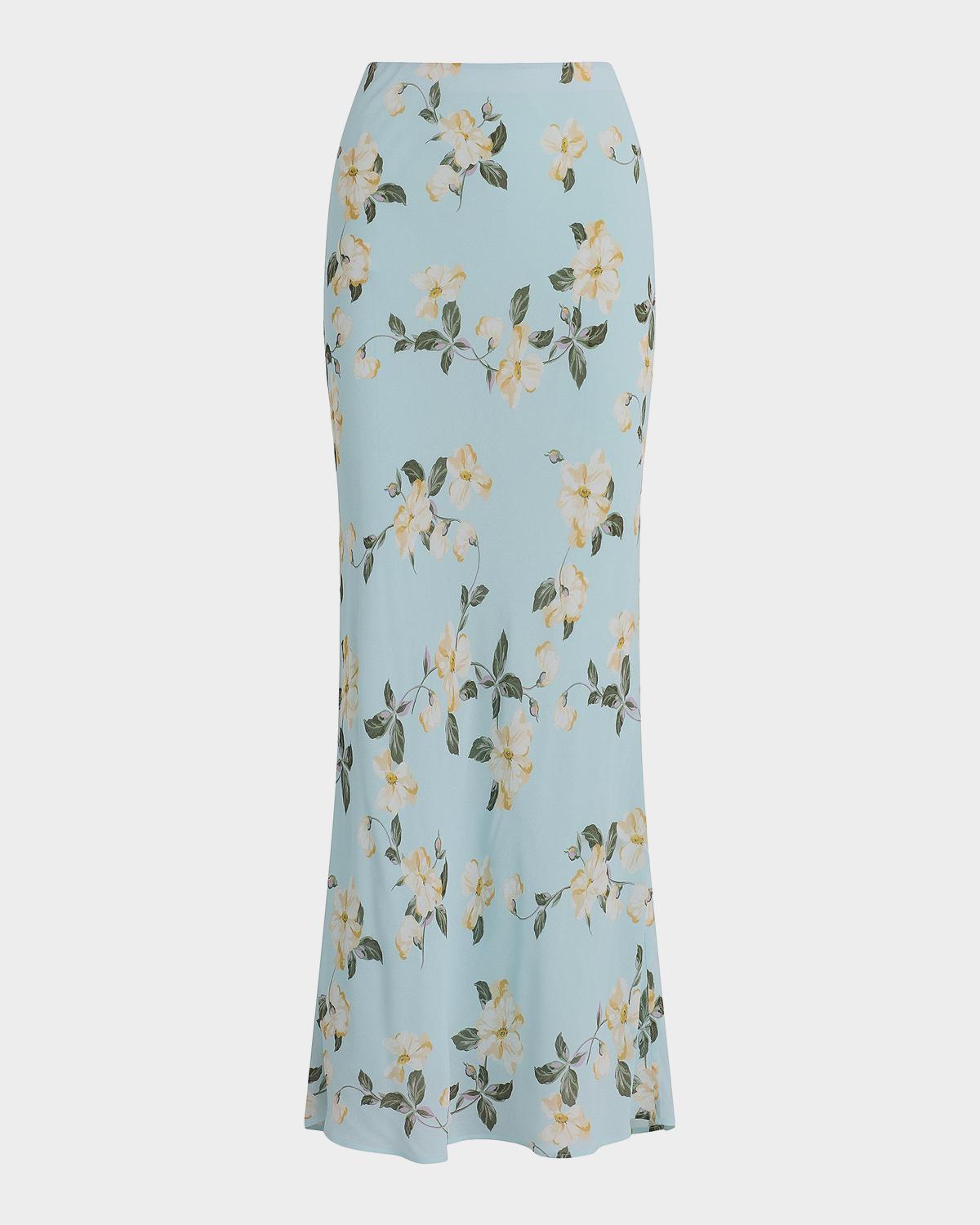 The Favorite Floral Print Maxi Skirt