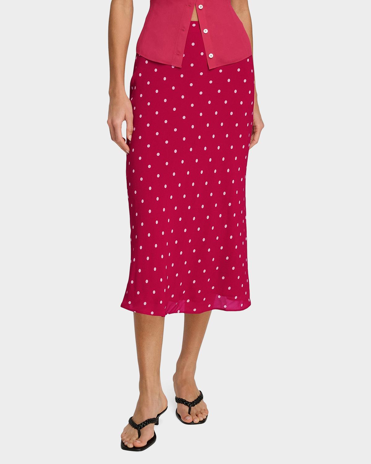 The Jojo Polka Dot Midi Skirt - thumbnail 4