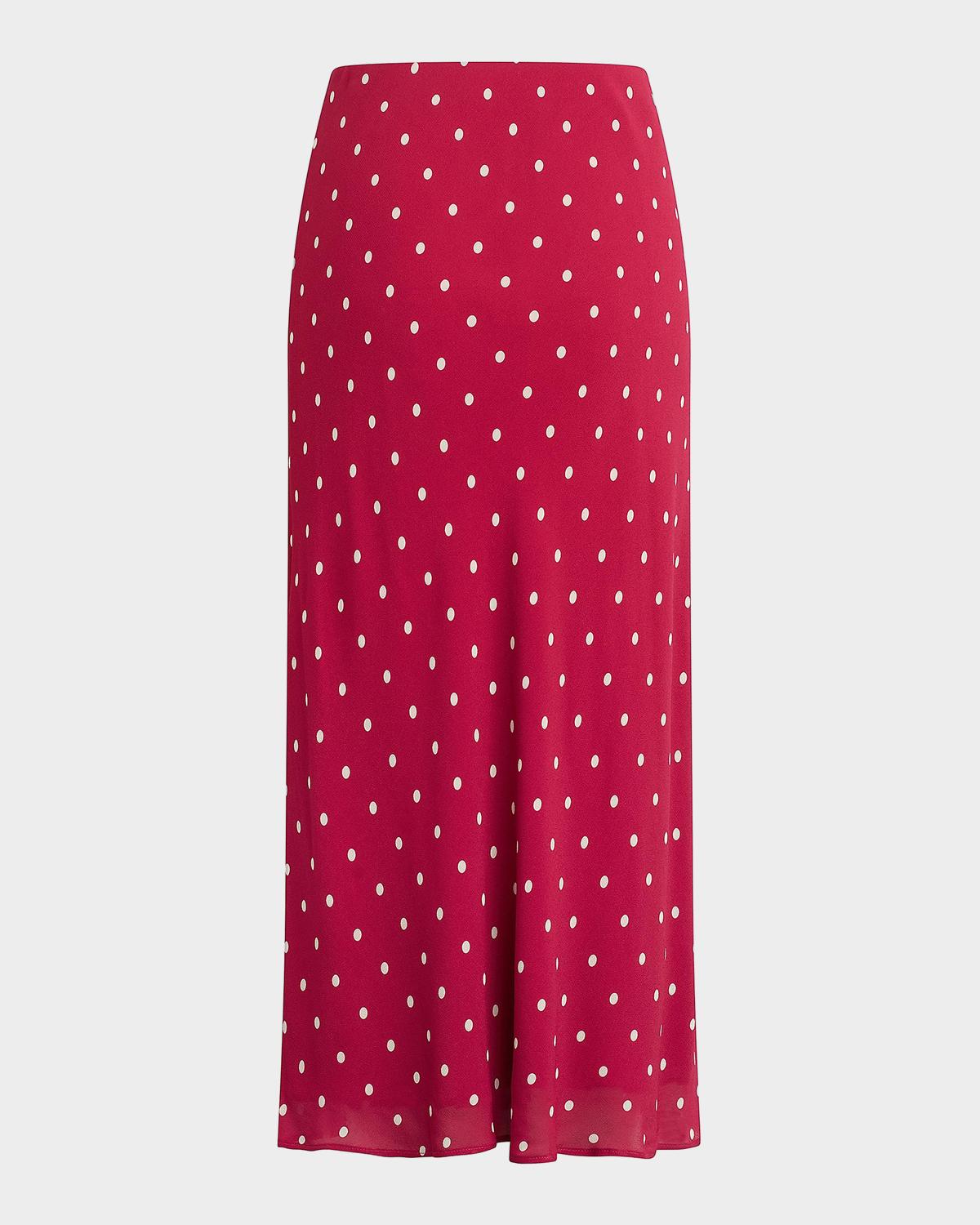 The Jojo Polka Dot Midi Skirt - thumbnail 5