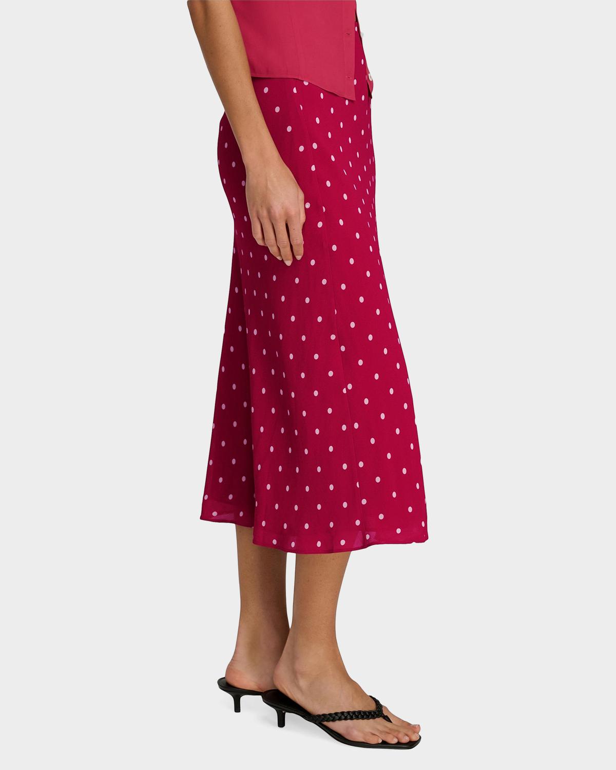 The Jojo Polka Dot Midi Skirt - thumbnail 6