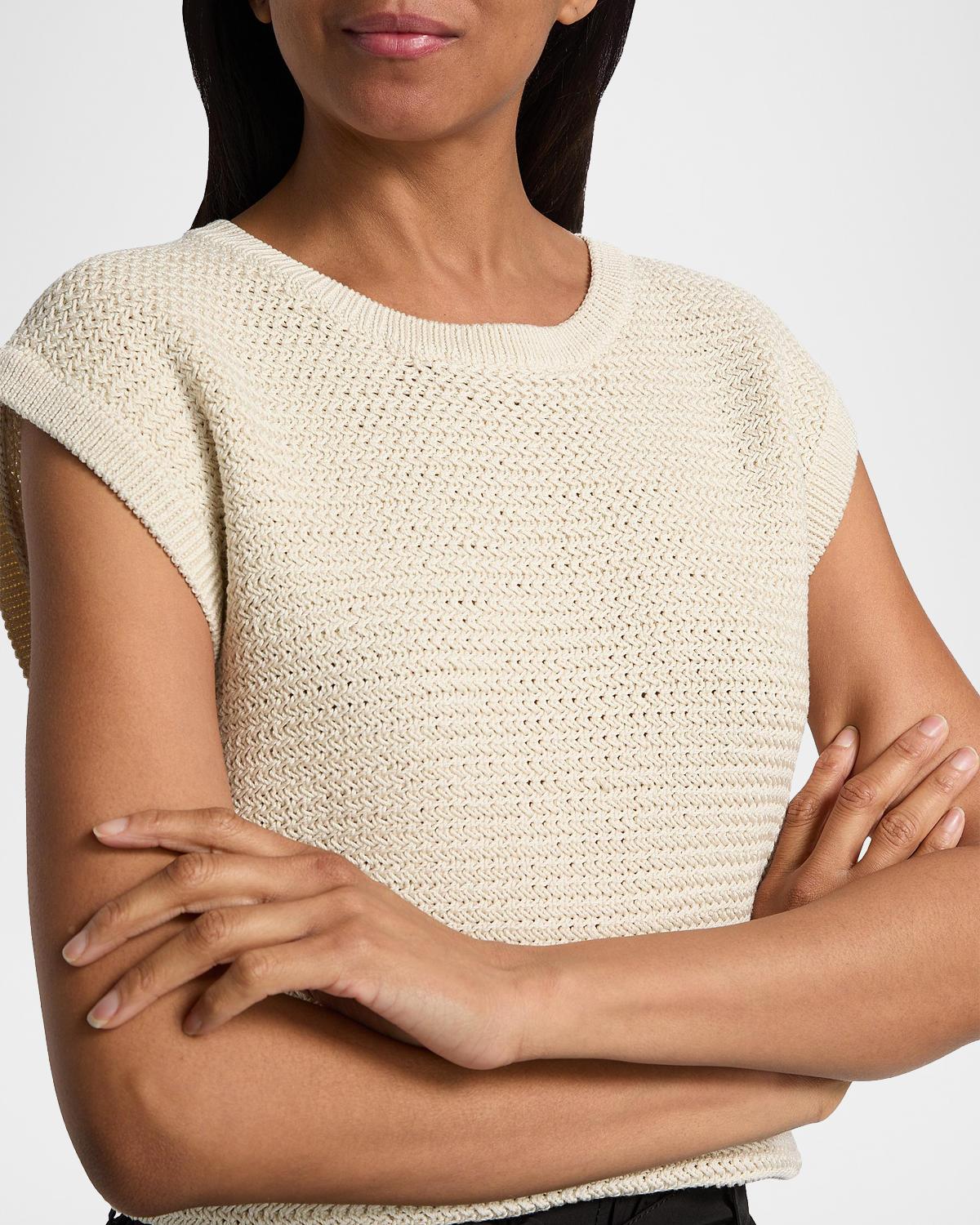 Vivienne Knit Cotton Sleeveless Top - thumbnail 7