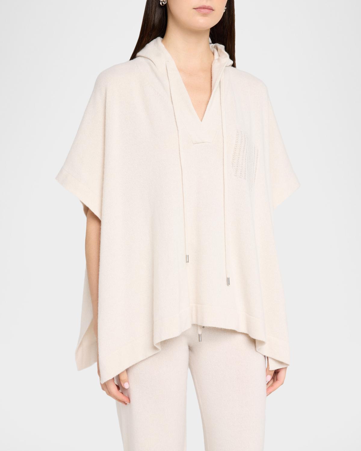 Hooded Chain-Trim Knit Sweater - thumbnail 4