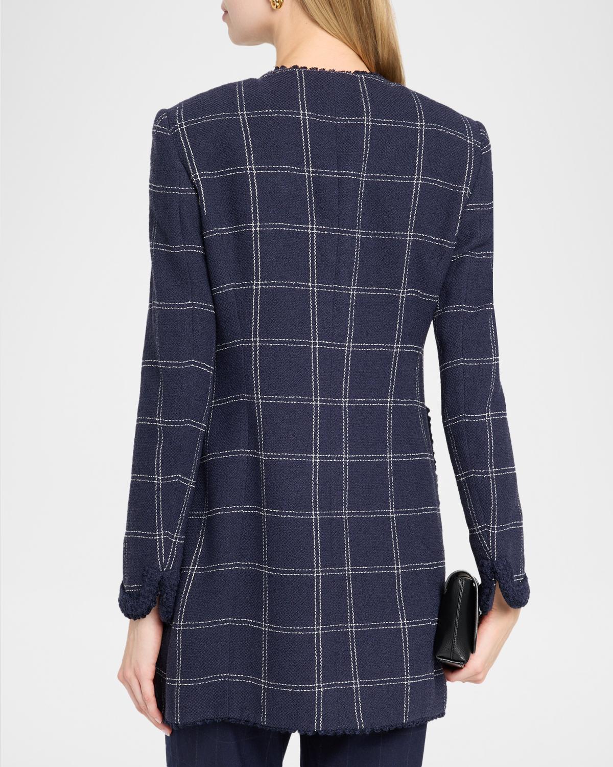 Windowpane Long jacket - thumbnail 3