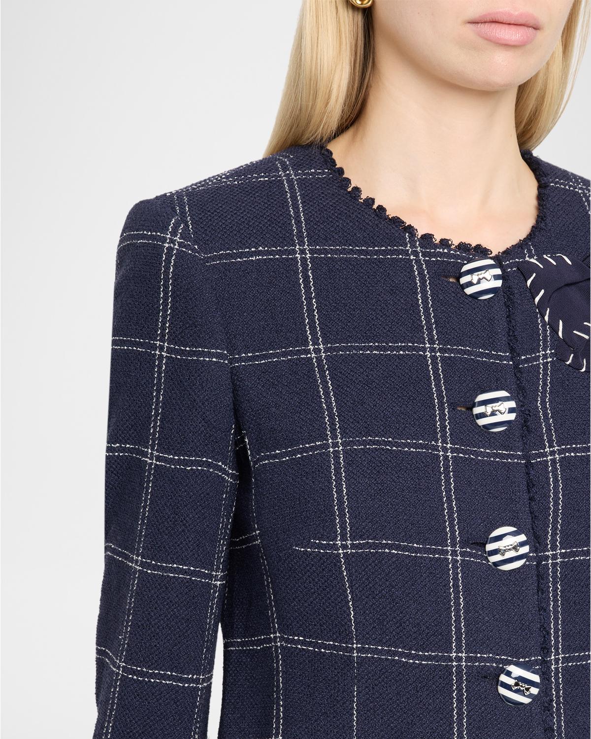 Windowpane Long jacket - thumbnail 5