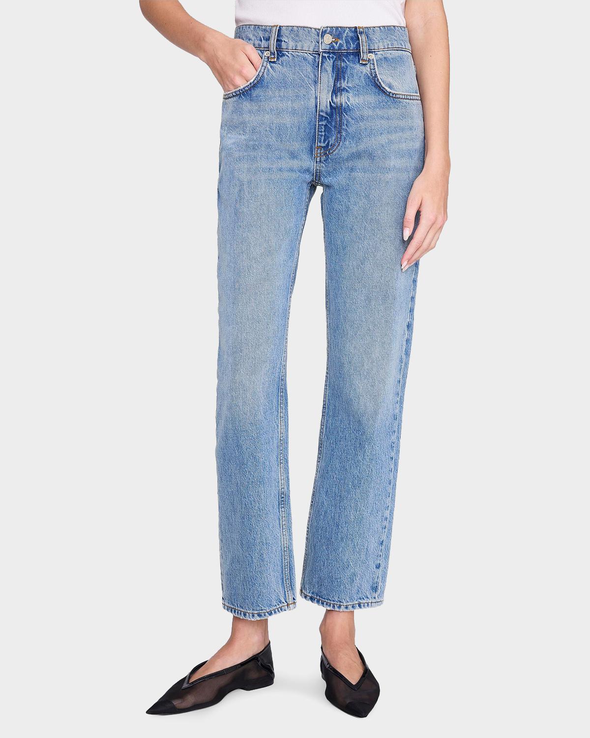 Kate Cotton Straight-Leg Jeans - thumbnail 4