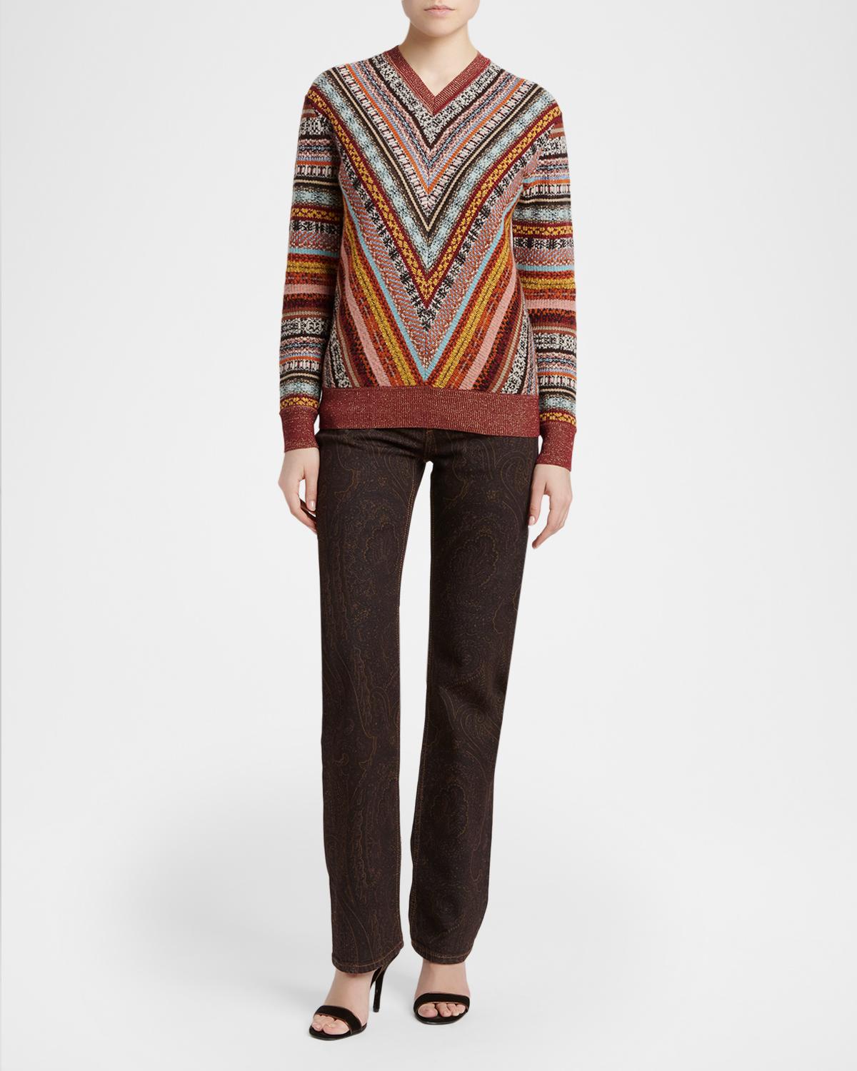 Fair-Isle Wool-Blend Crewneck Sweater - thumbnail 2