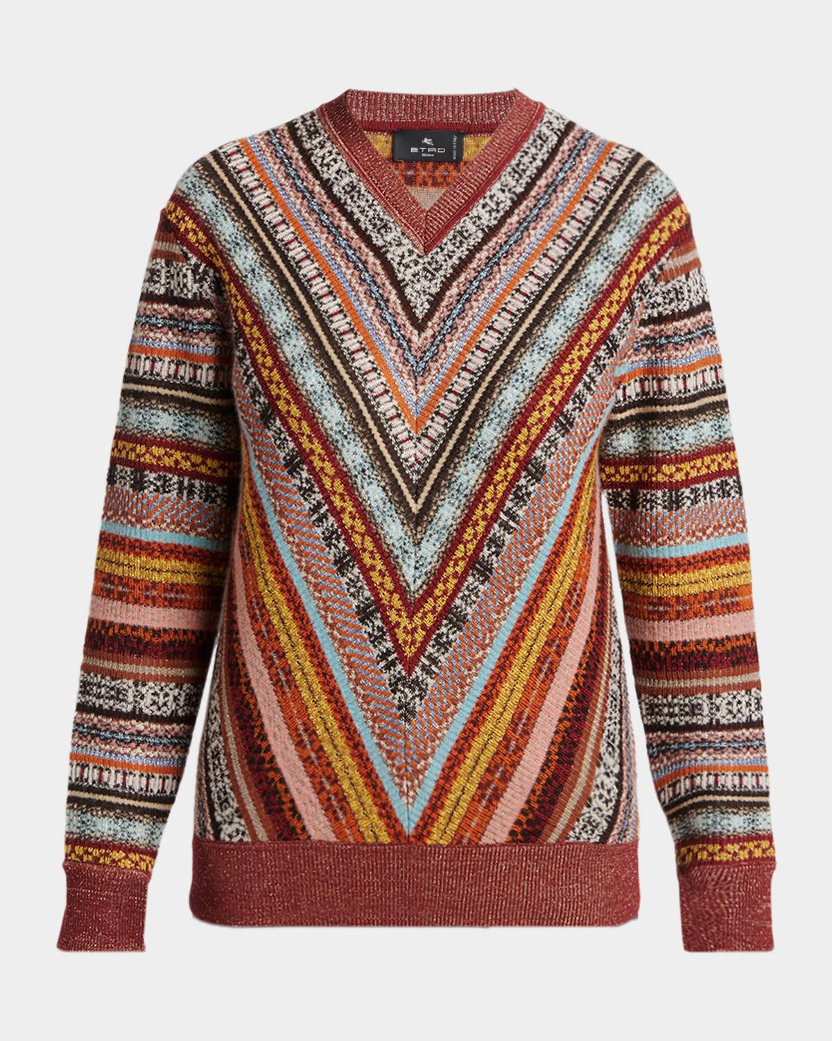 Fair-Isle Wool-Blend Crewneck Sweater