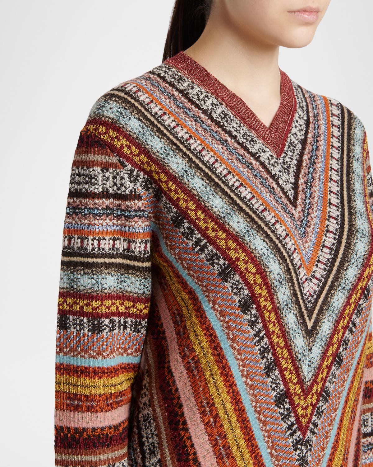 Fair-Isle Wool-Blend Crewneck Sweater - thumbnail 5