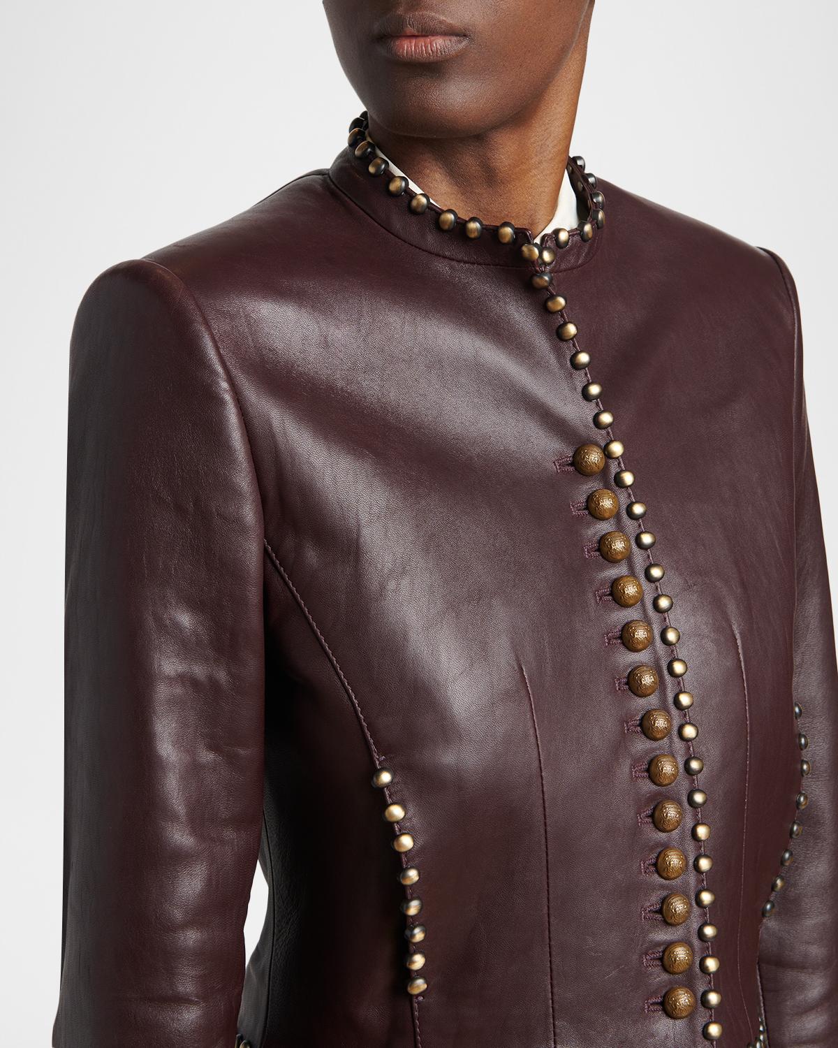 Studded Leather Jacket - thumbnail 3