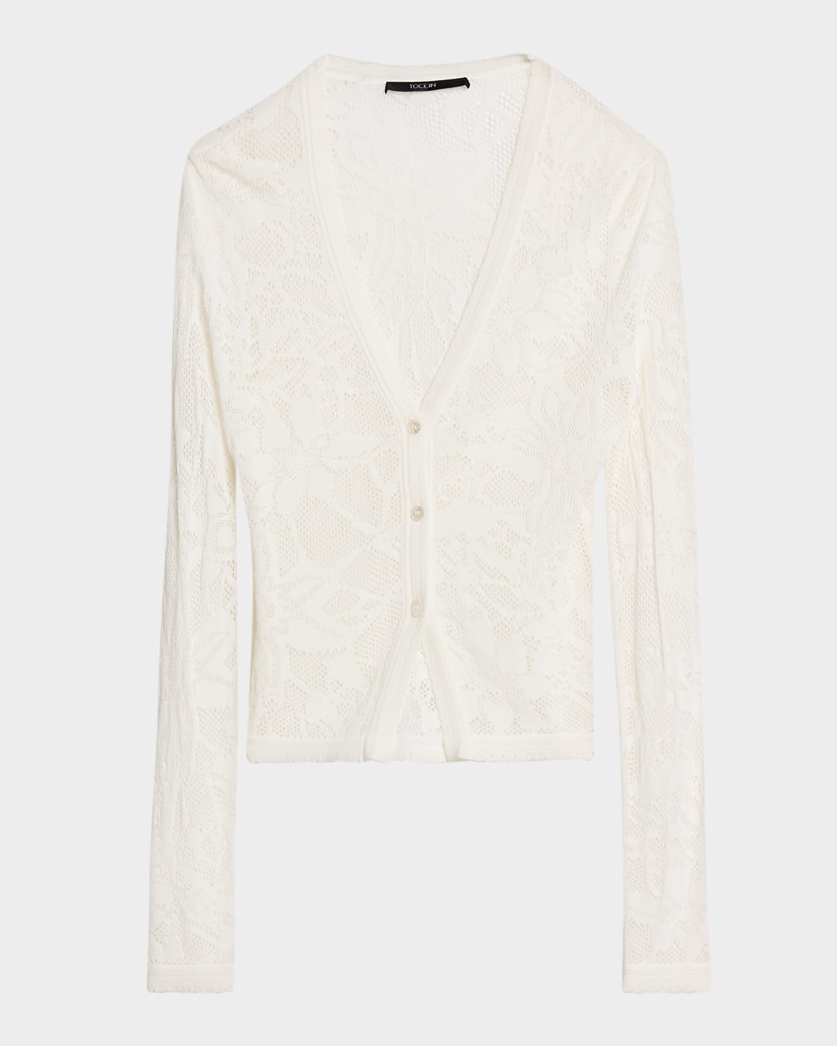 Toccin Annabelle Floral Lace Cardigan | Neiman Marcus