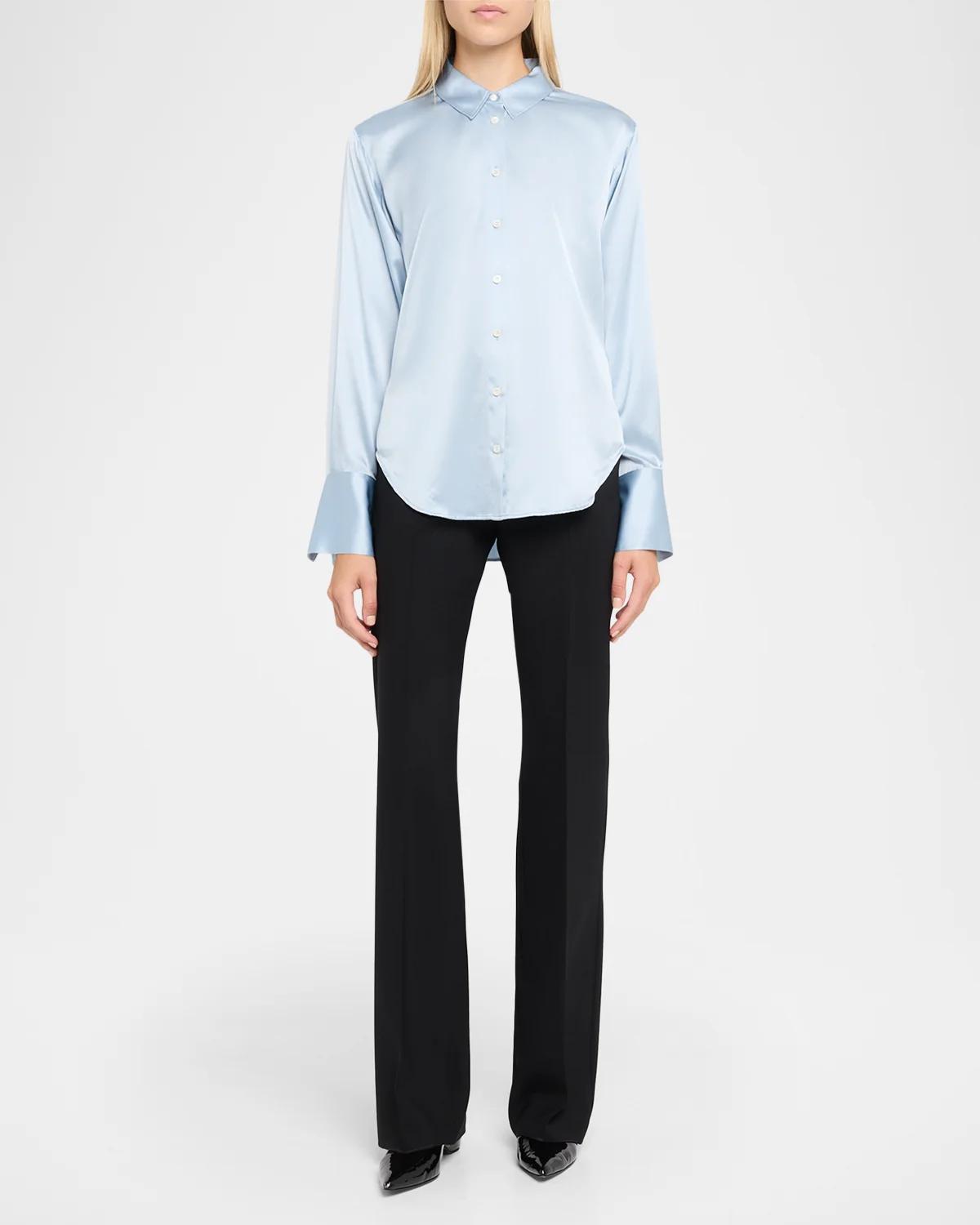 Morata Stretch Wool Straight-Leg Pants - thumbnail 2