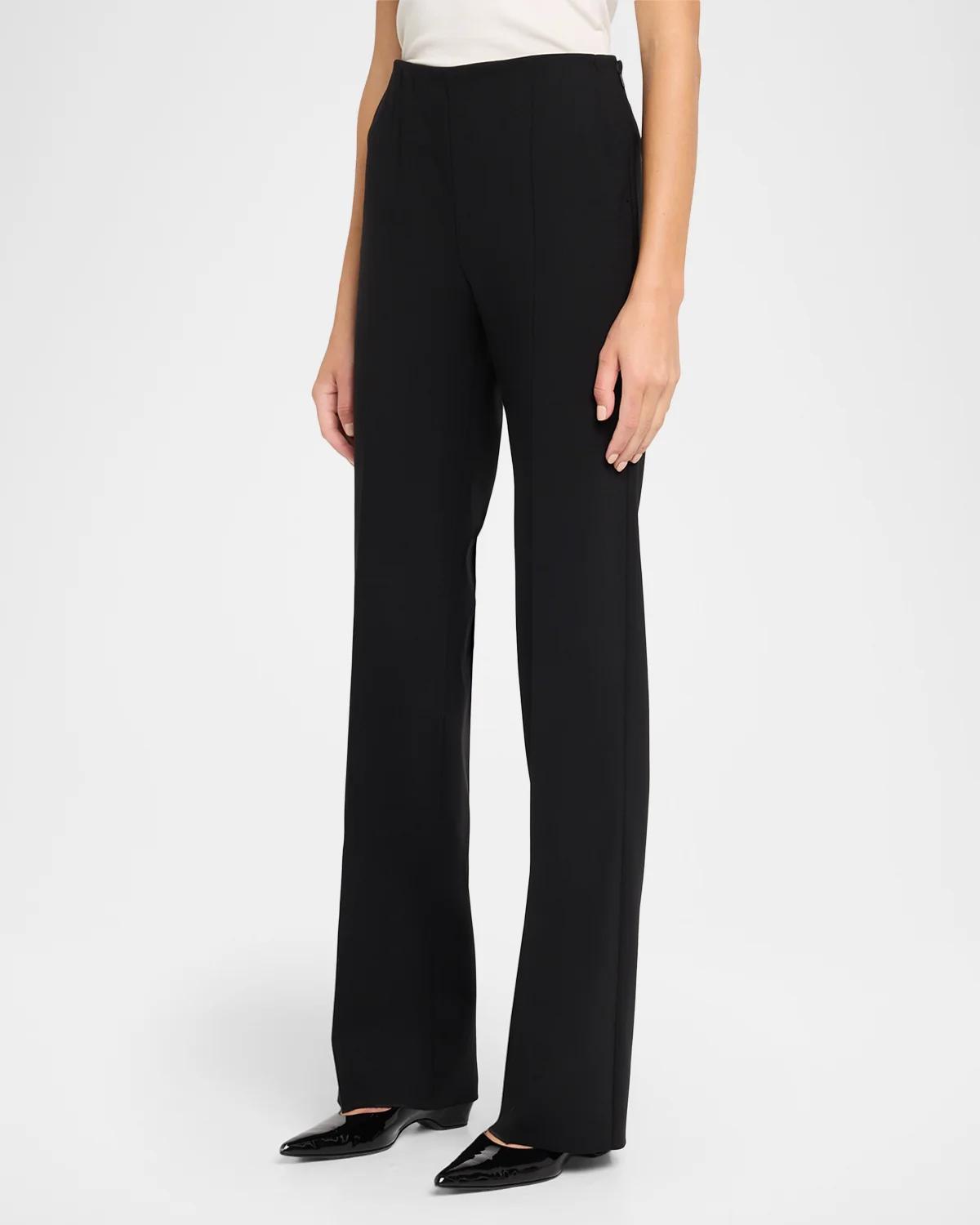 Morata Stretch Wool Straight-Leg Pants - thumbnail 4