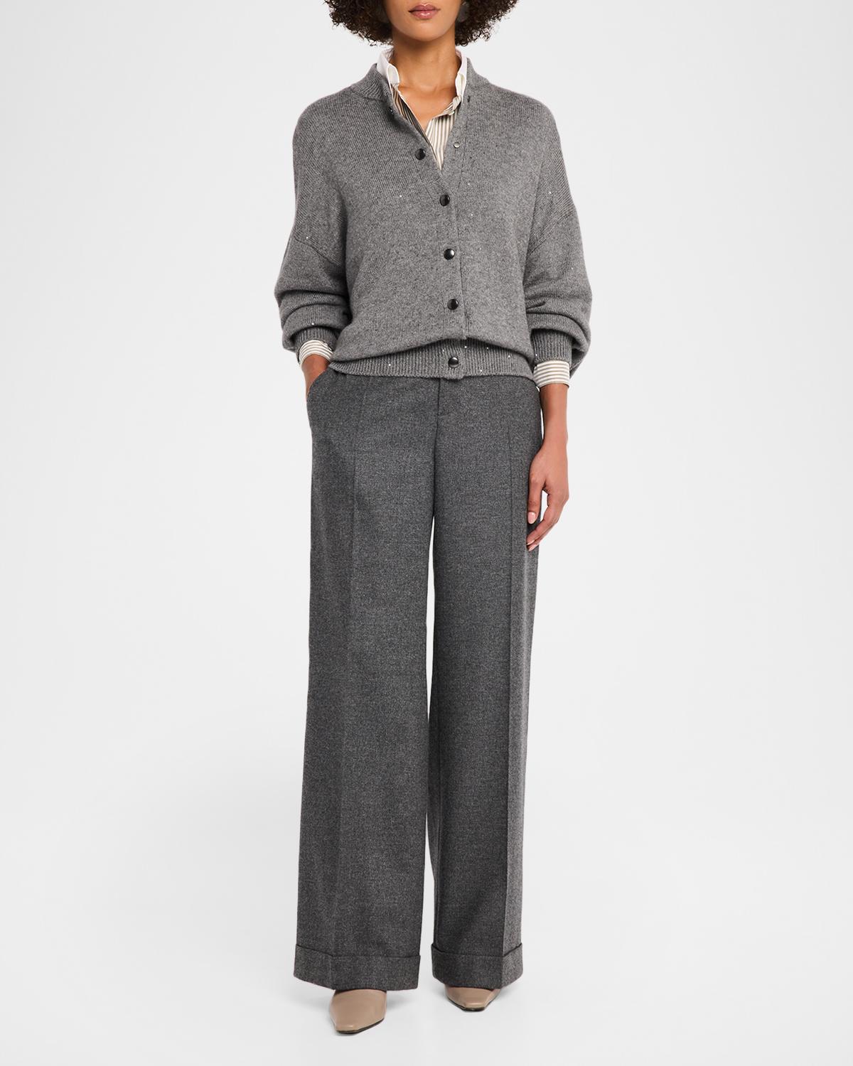 Silk-Blend Striped Buttoned Shirt - thumbnail 2