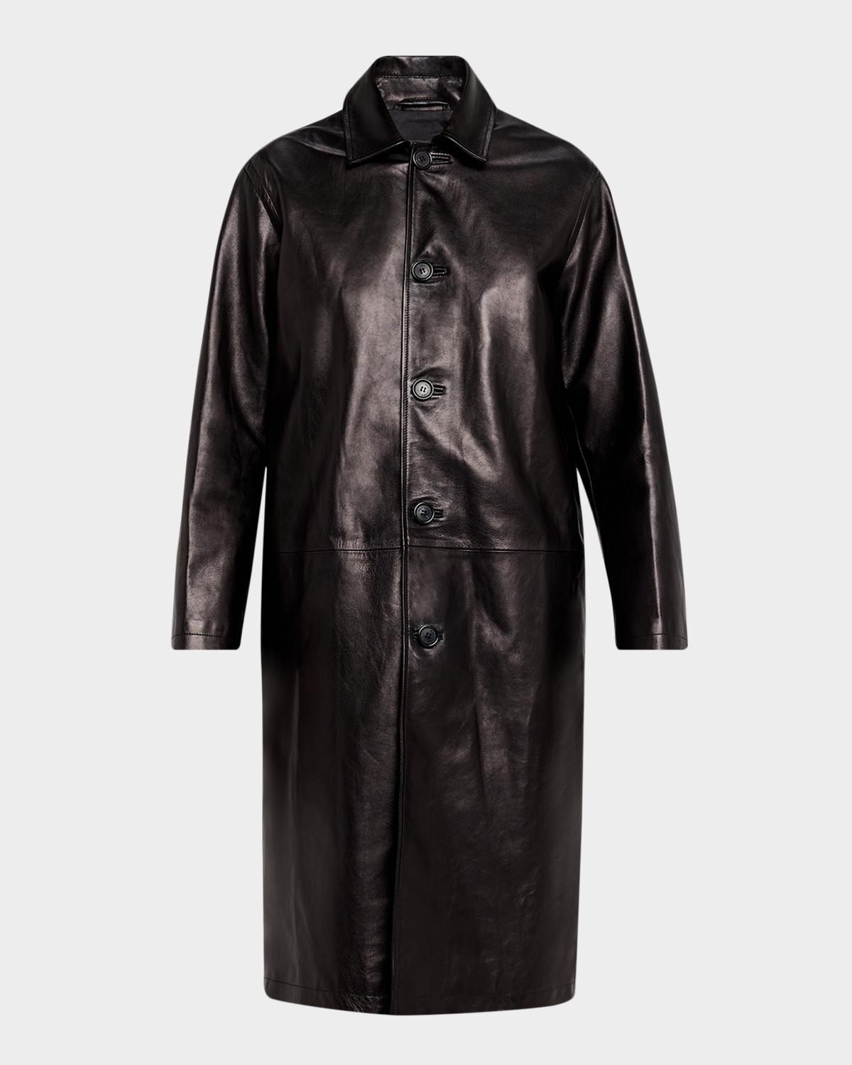 Abel Leather Coat