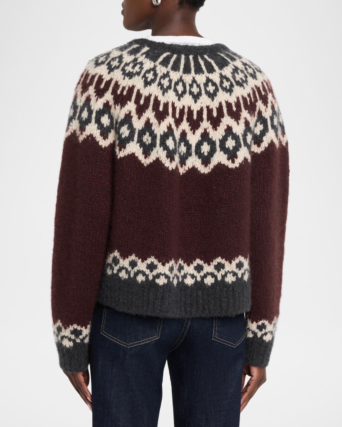 Isaline Fair Isle Cashmere Sweater - thumbnail 3