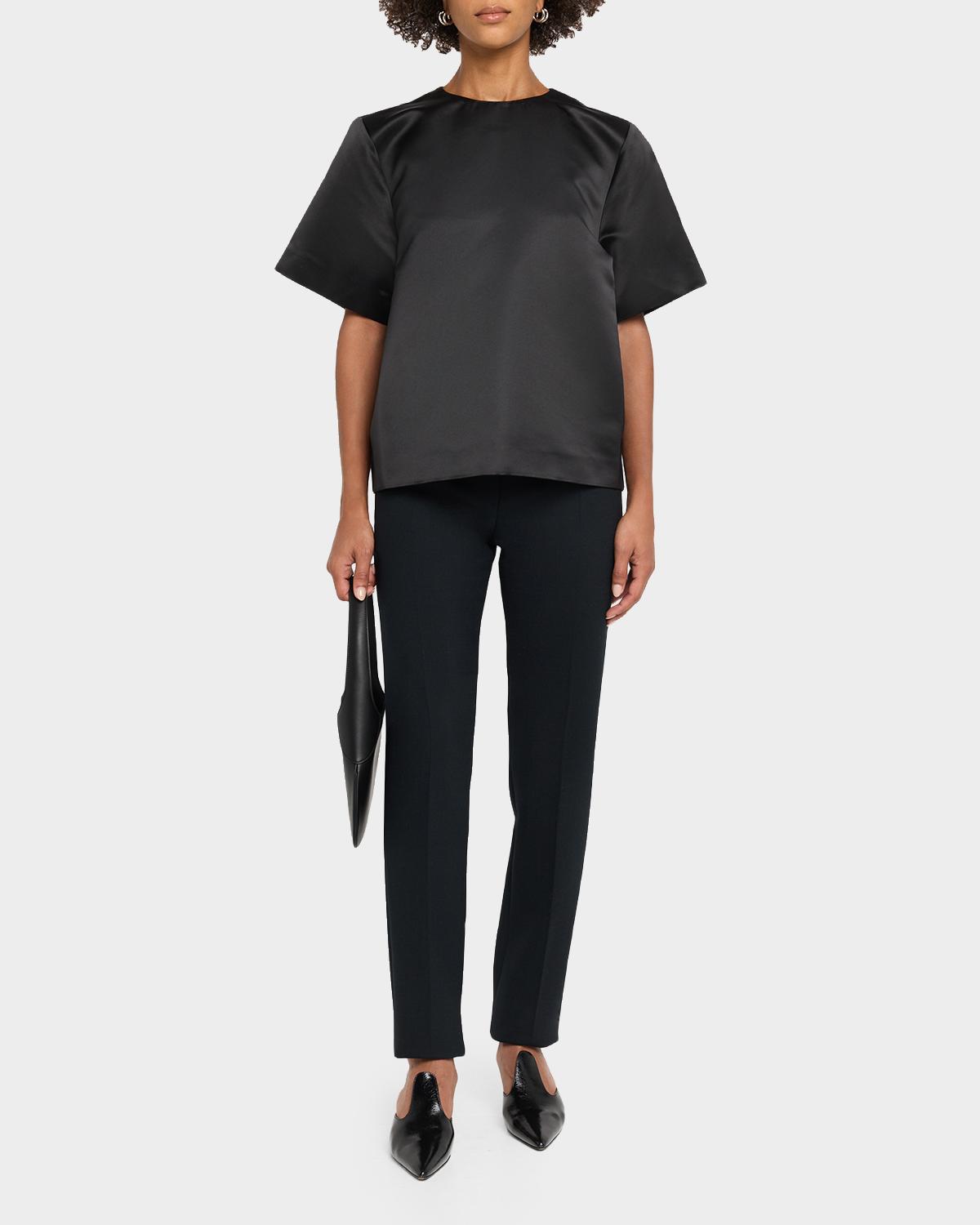 Duchess Satin Short-Sleeve Tee - thumbnail 2