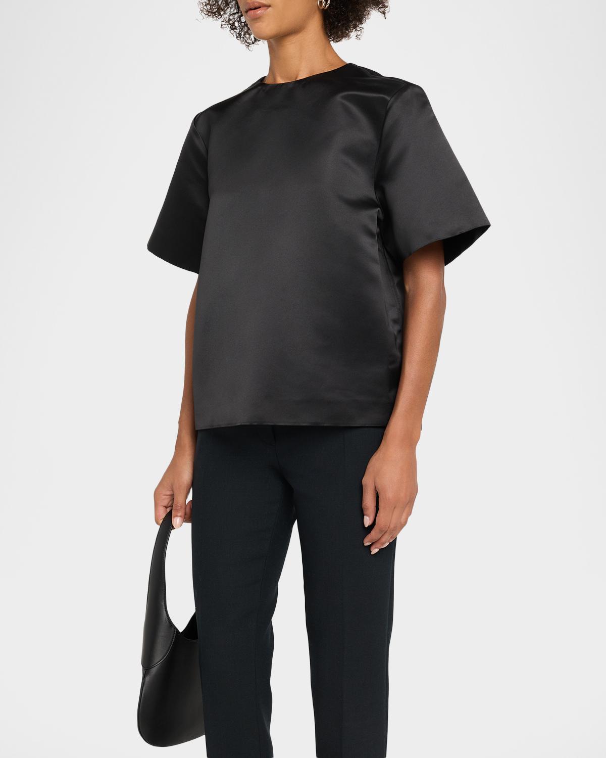 Duchess Satin Short-Sleeve Tee - thumbnail 4