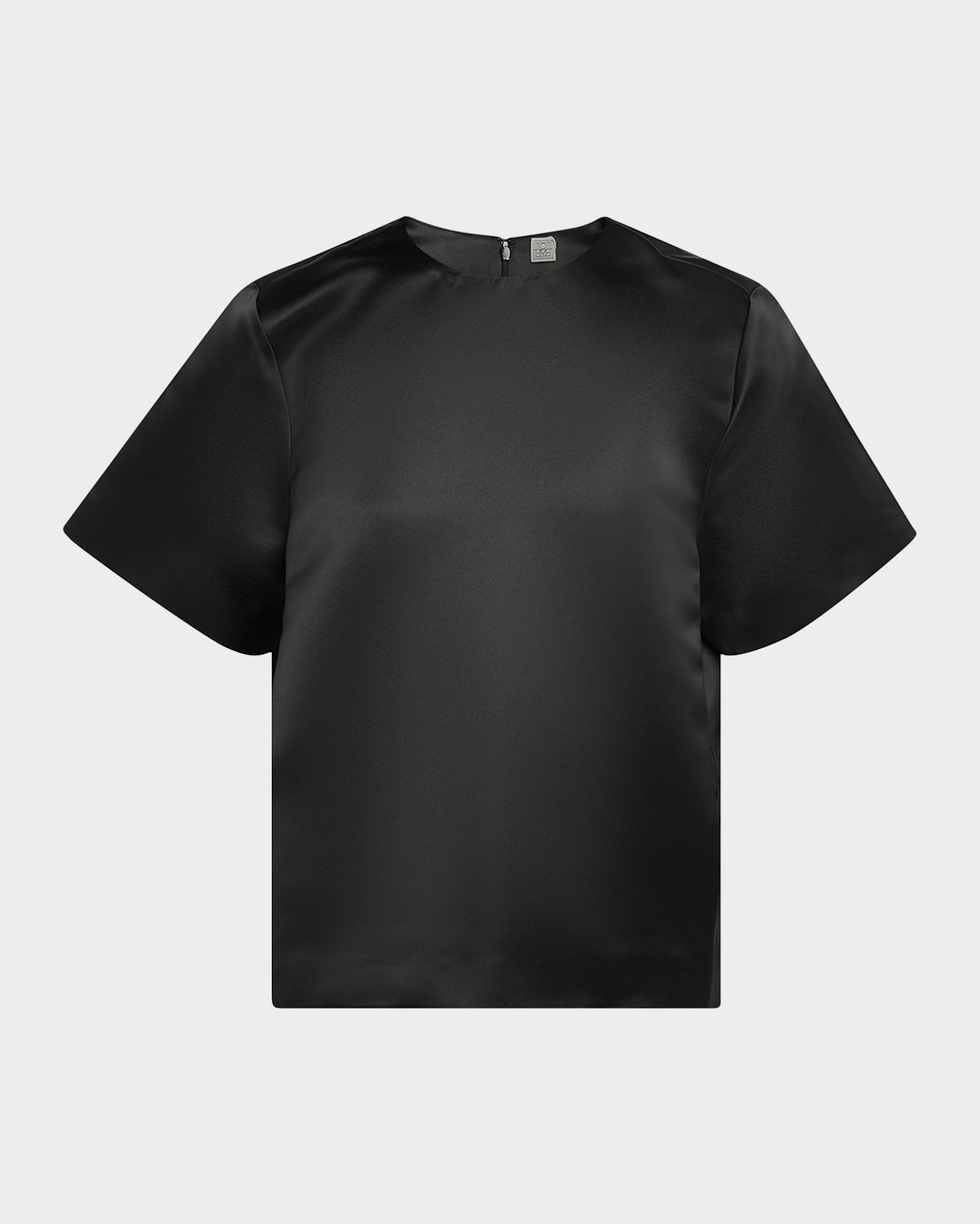 Duchess Satin Short-Sleeve Tee
