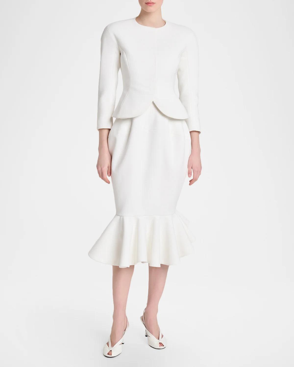 The Palmier Peplum-Effect Jacket - thumbnail 2