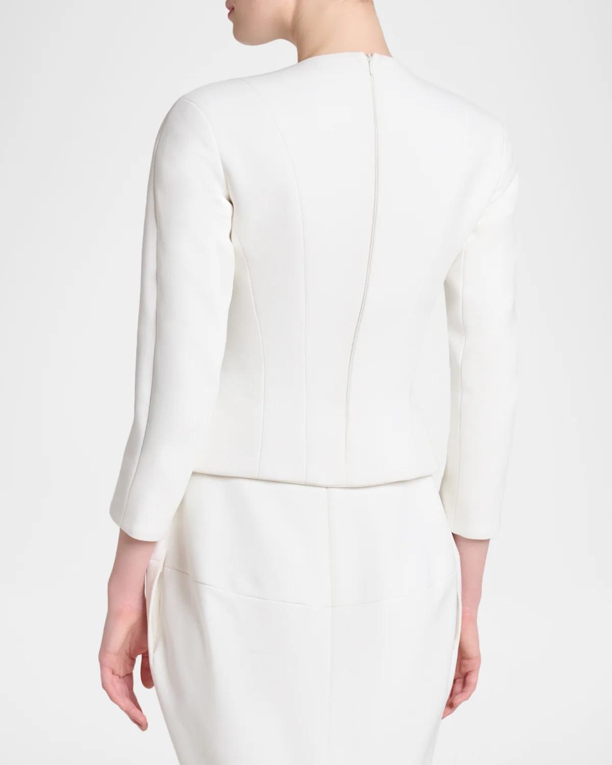 The Palmier Peplum-Effect Jacket - thumbnail 3