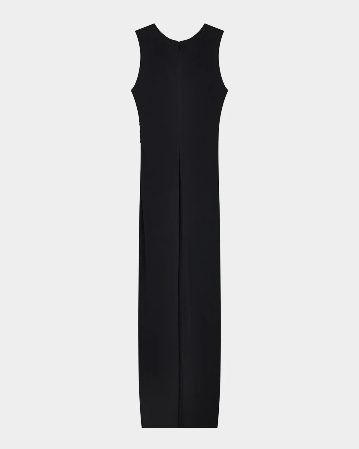 Sleeveless Jersey Column Maxi Dress - thumbnail 5