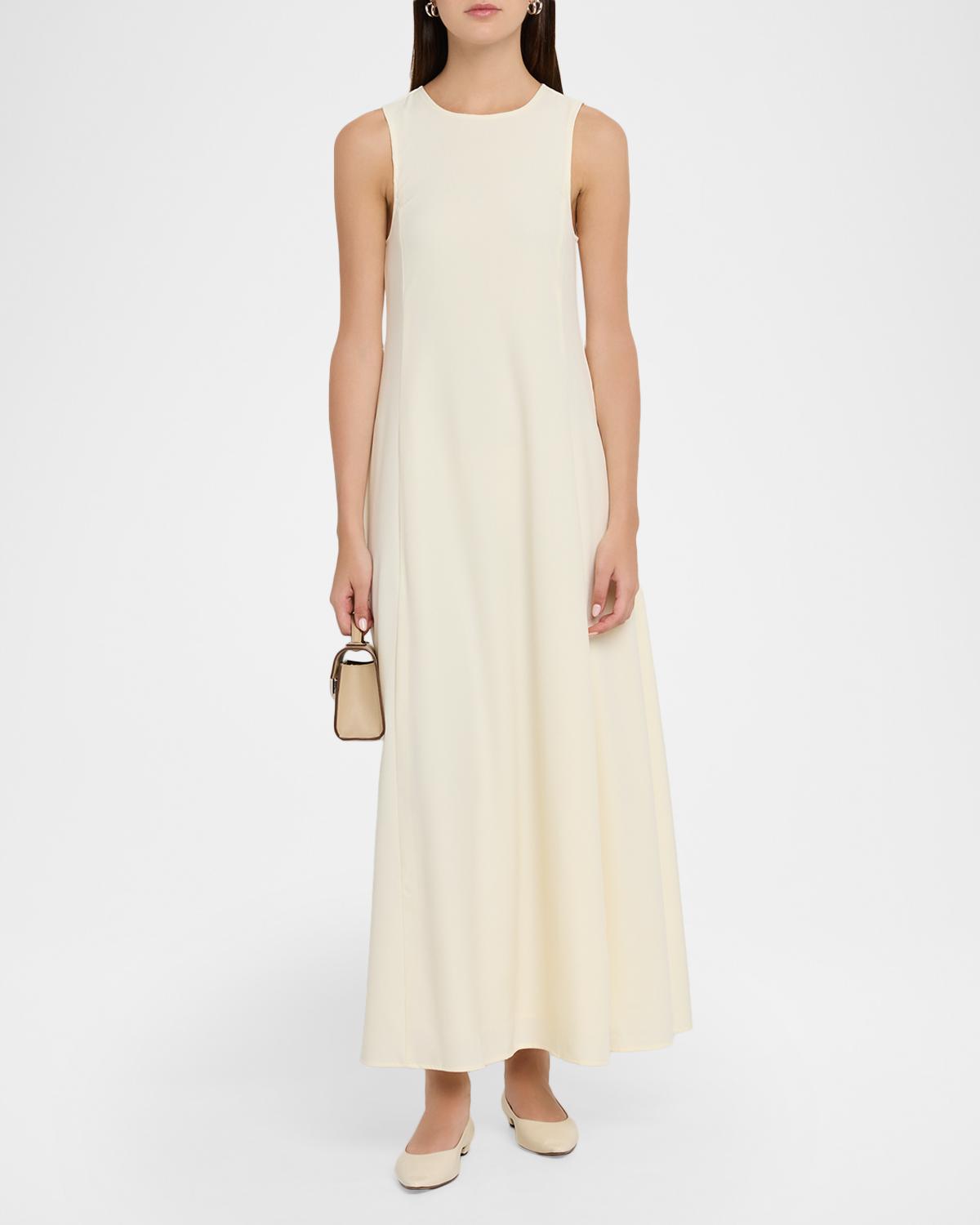 Sleeveless A-Line Cady Maxi Dress - thumbnail 2