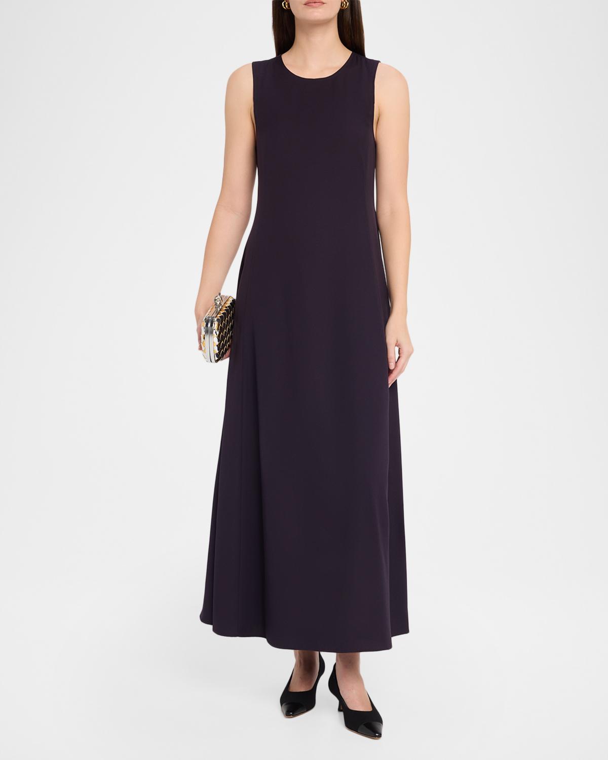 Sleeveless A-Line Cady Maxi Dress - thumbnail 2