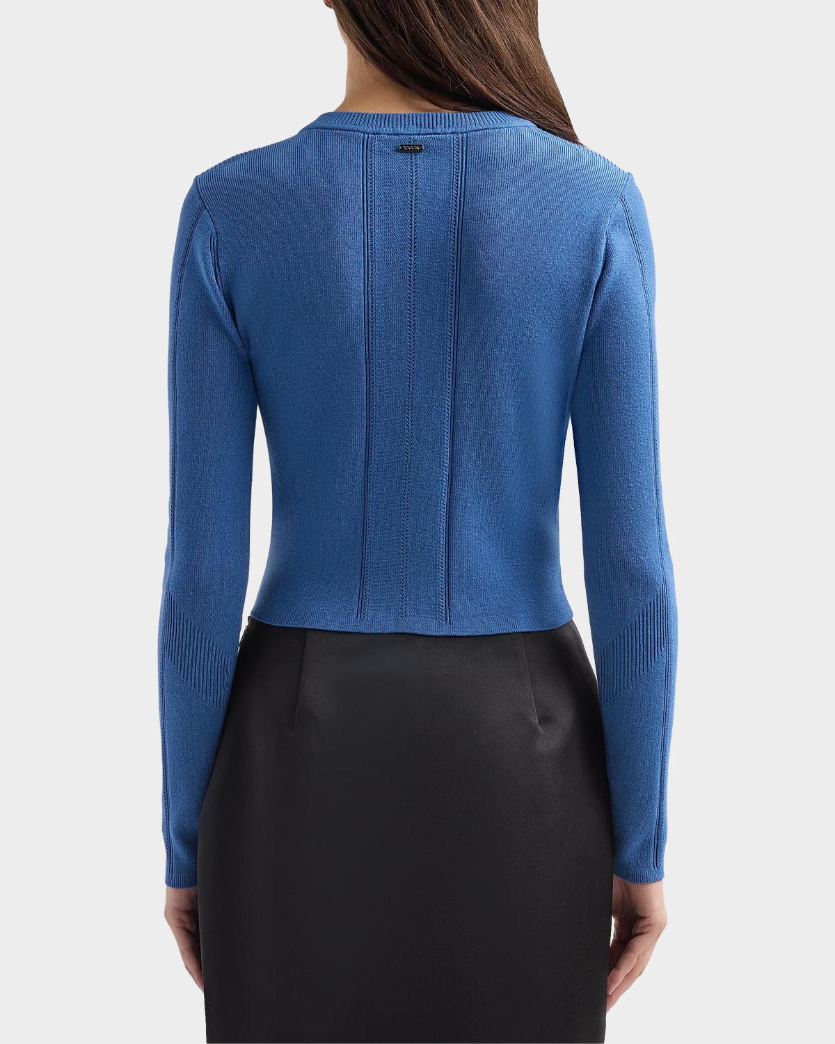 Vicki Crop Fitted Cardigan - thumbnail 3