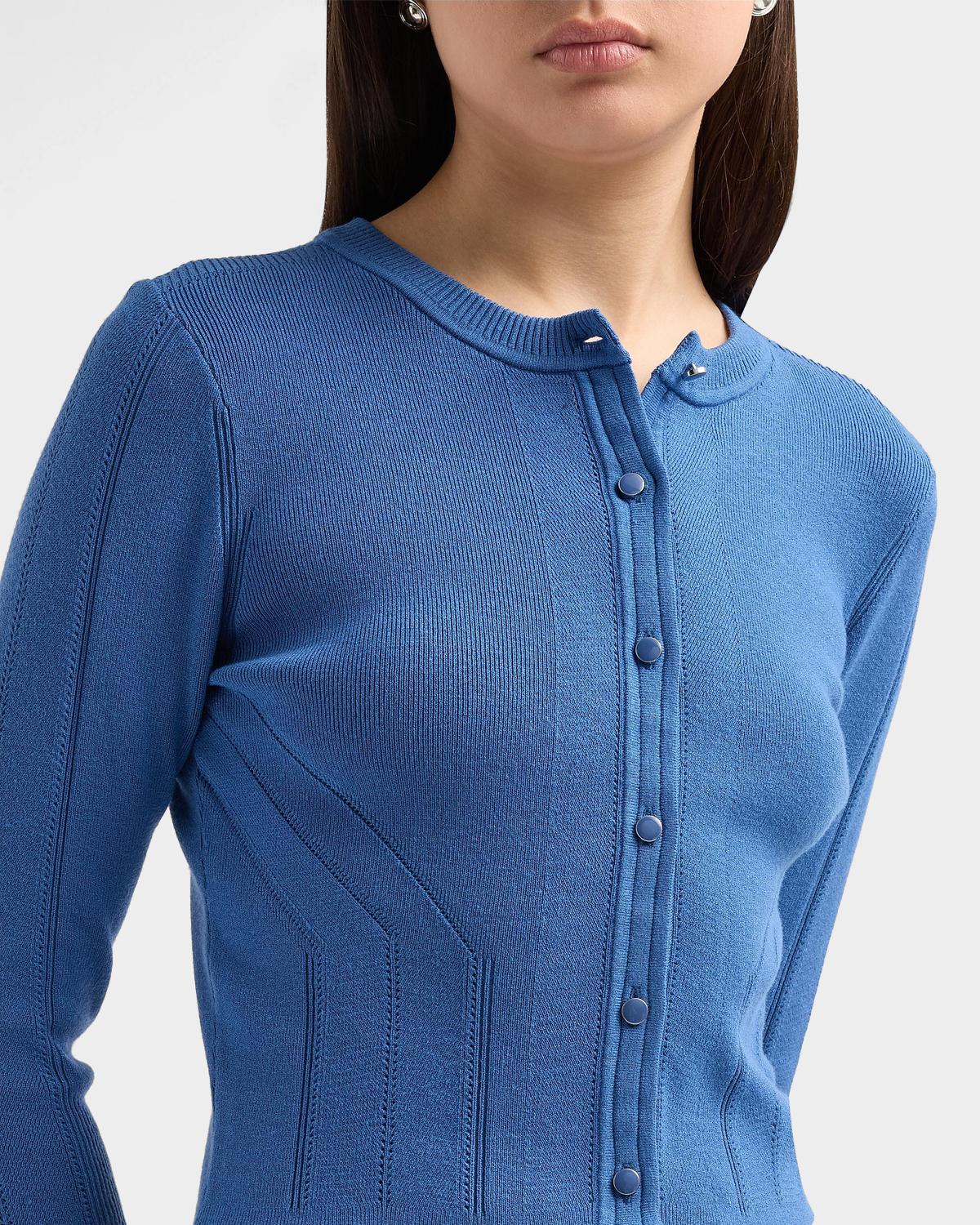 Vicki Crop Fitted Cardigan - thumbnail 5