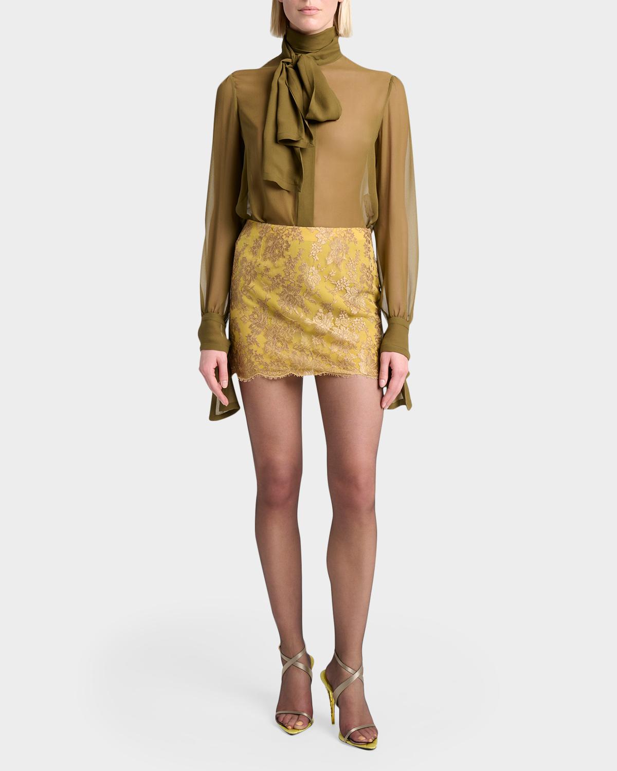 Lace Mini Skirt - thumbnail 2