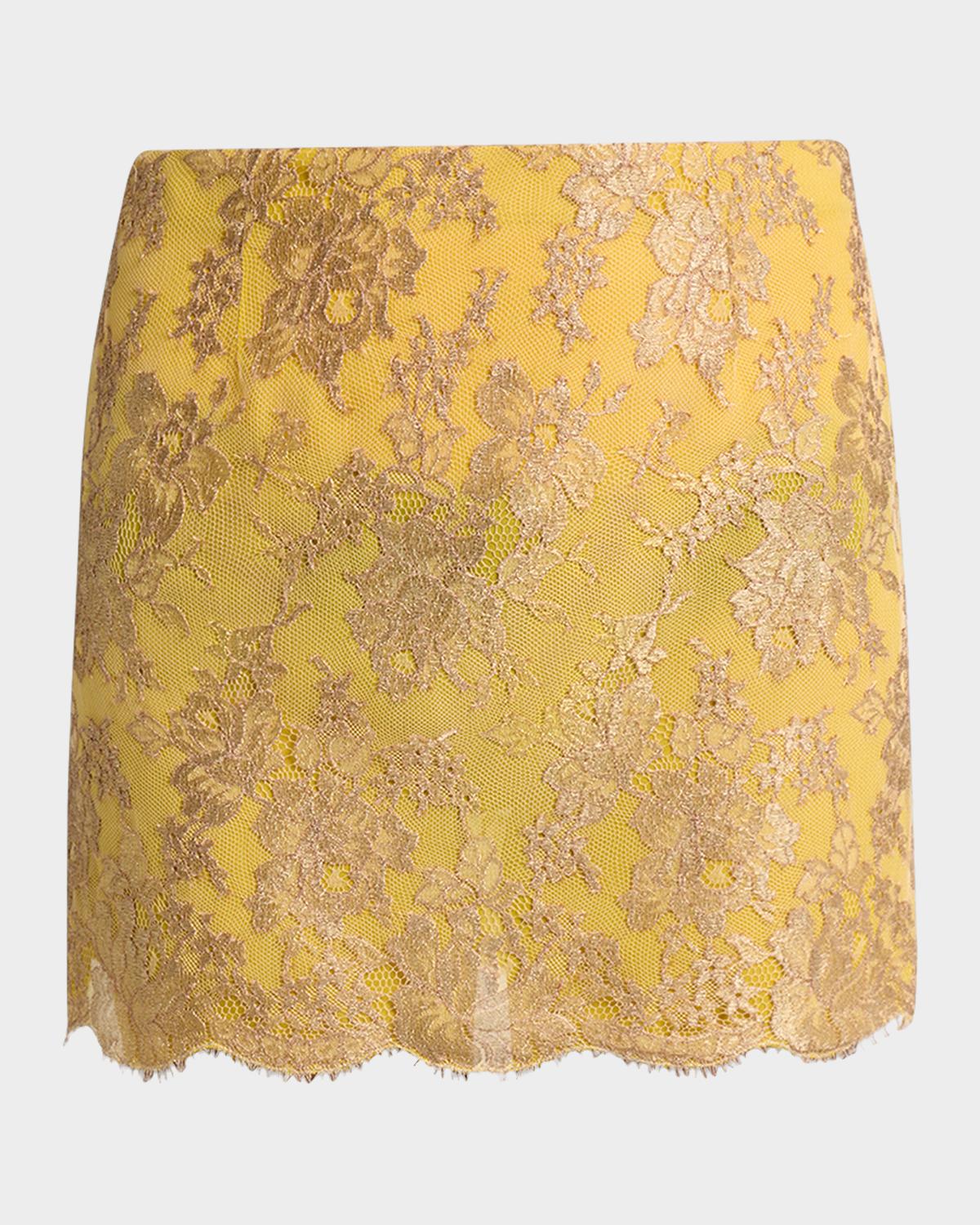 Lace Mini Skirt