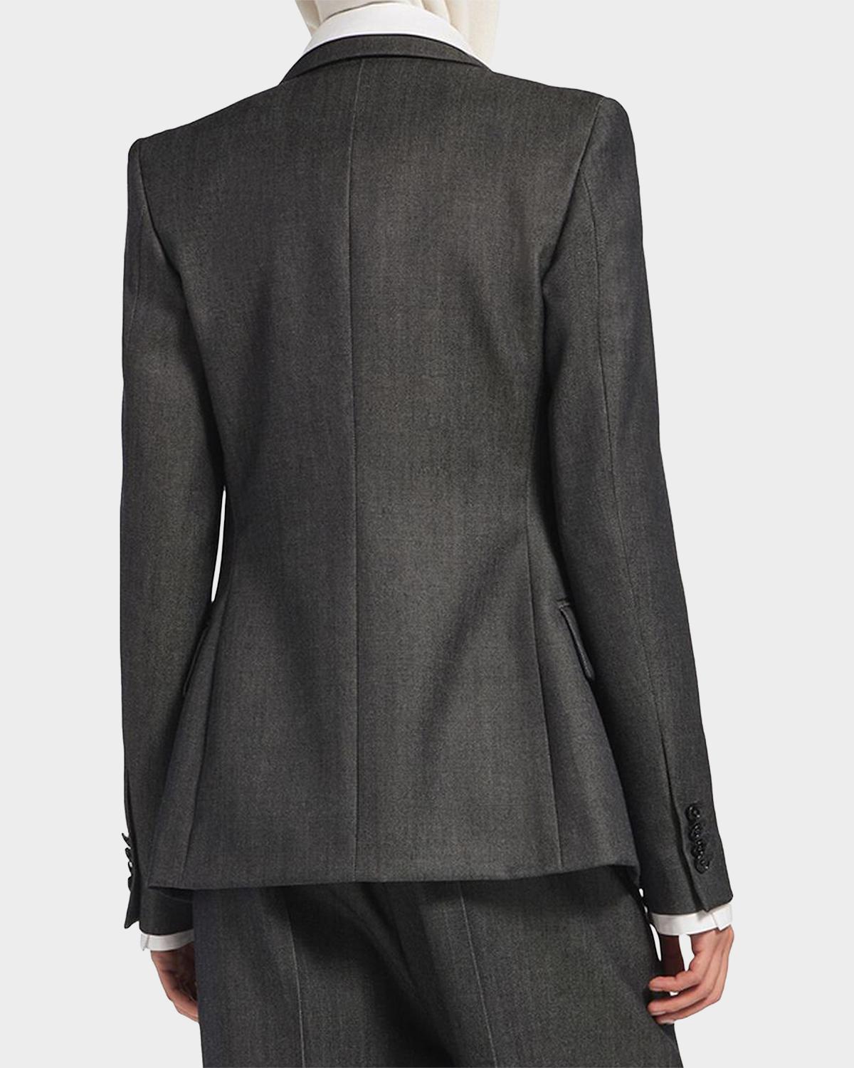 Wool Double-Breasted Tailored Jacket - thumbnail 3