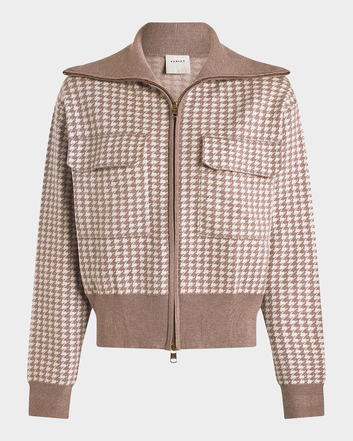 Ablett Houndstooth Jacquard Jacket