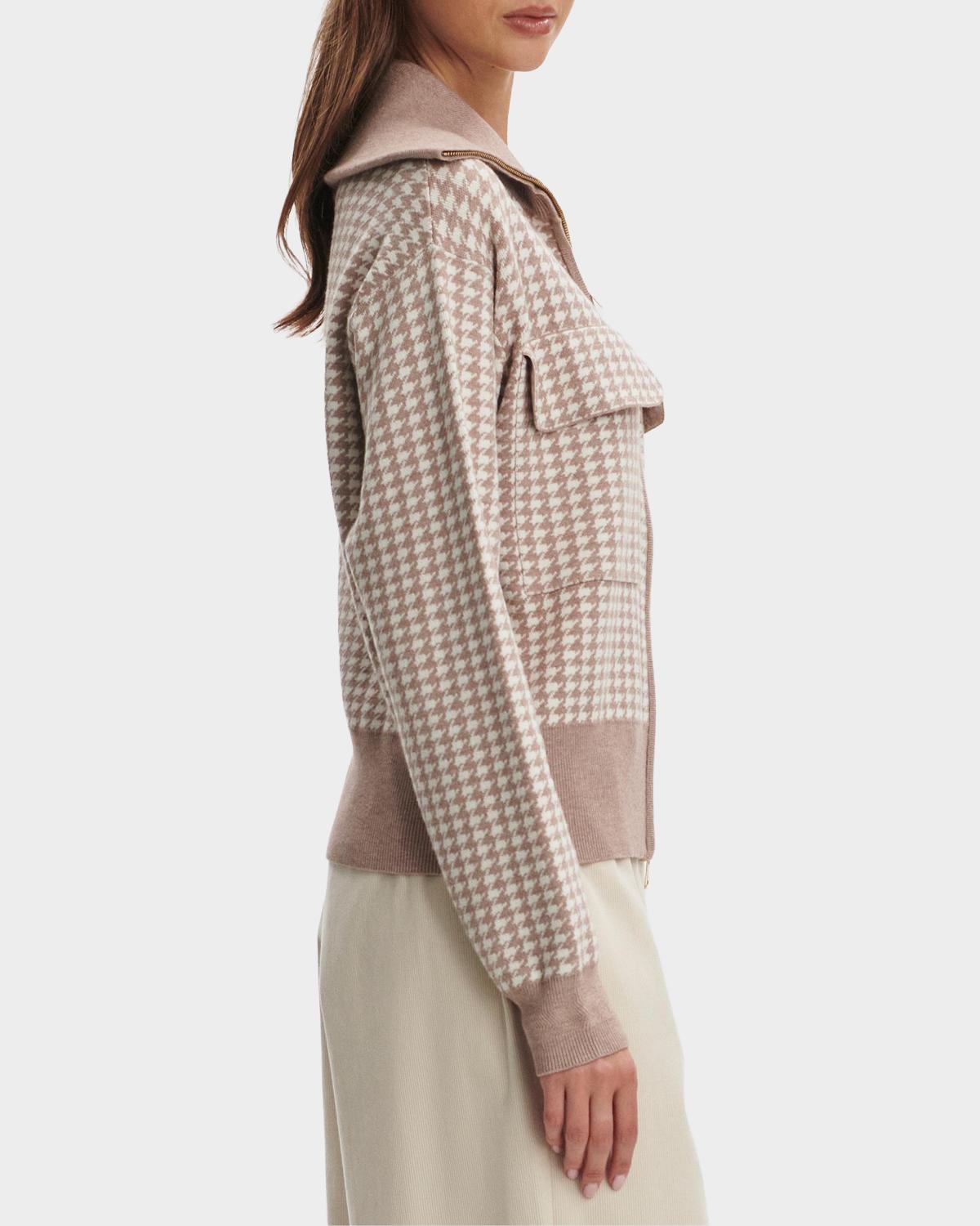 Ablett Houndstooth Jacquard Jacket - thumbnail 8
