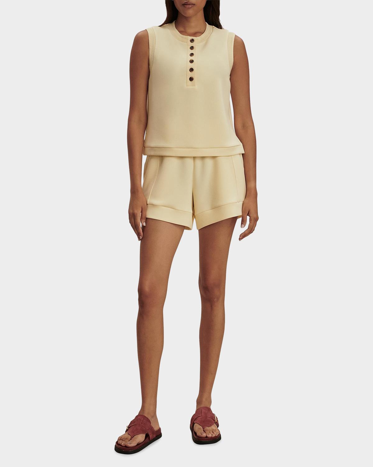 Marla Button-Front Crop Tank - thumbnail 2
