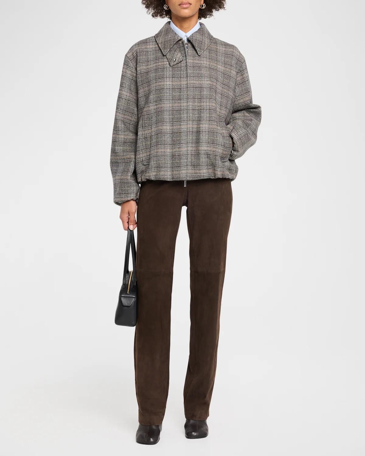 Bond Slim-Fit Suede Pants - thumbnail 2