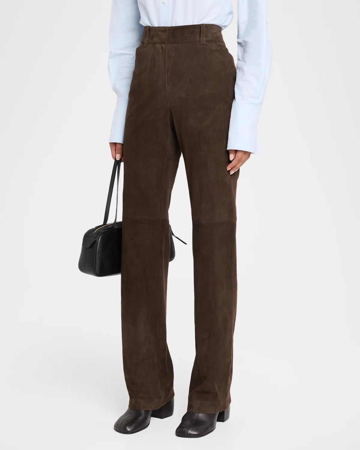 Bond Slim-Fit Suede Pants - thumbnail 4