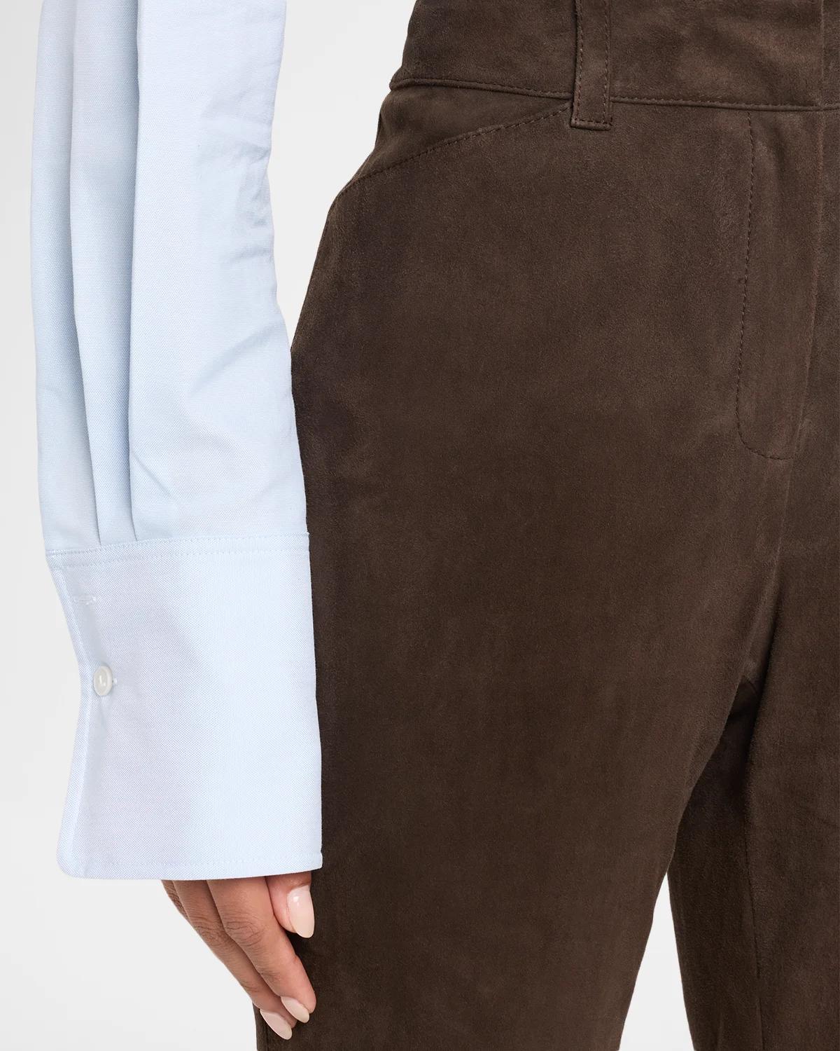 Bond Slim-Fit Suede Pants - thumbnail 5