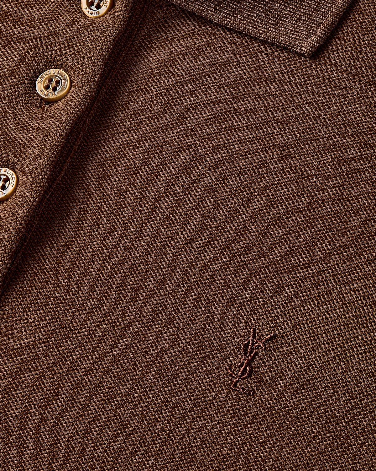 Cassandre Cotton Cropped Polo Shirt - thumbnail 7