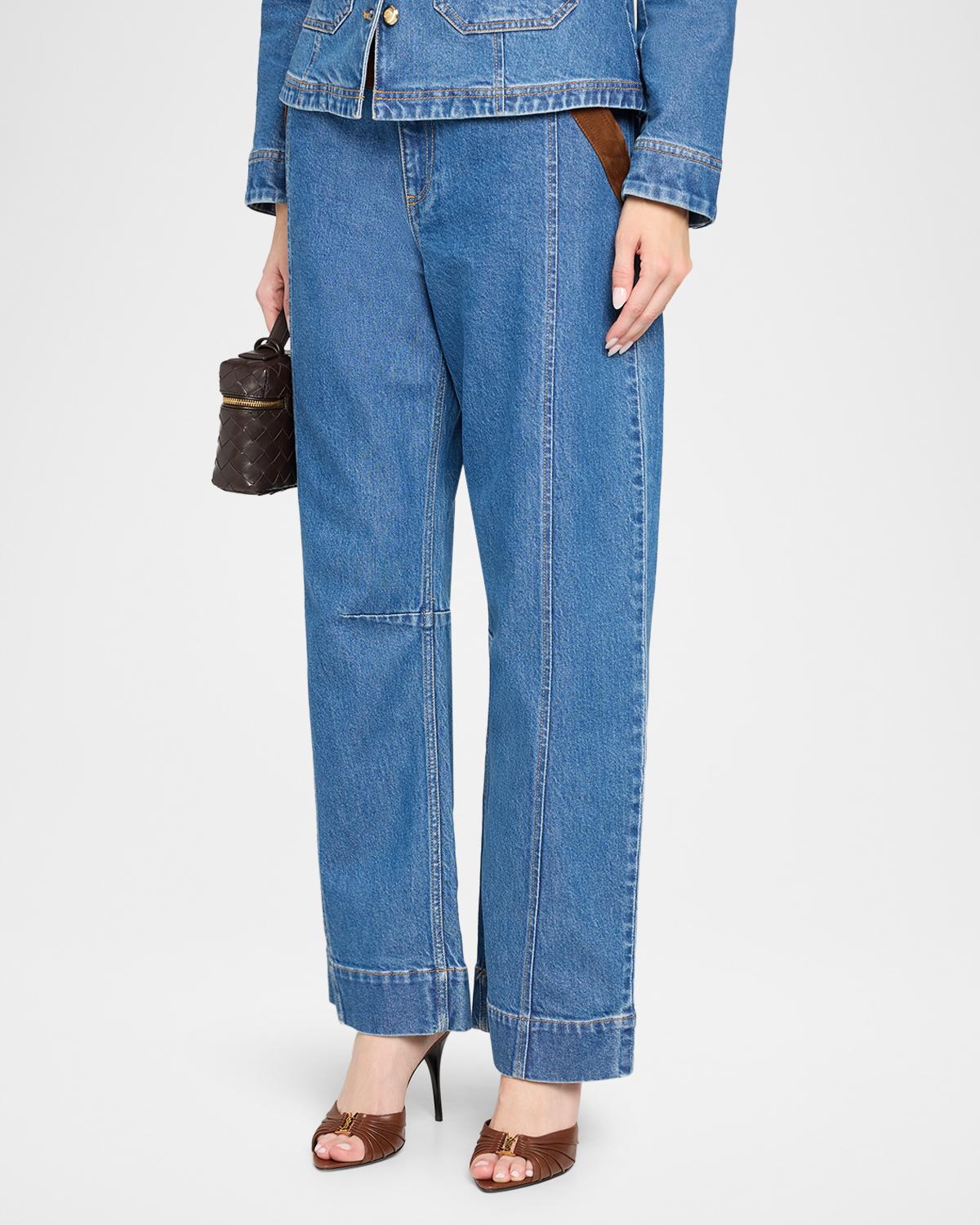 Dillon Suede Waist Jeans - thumbnail 4