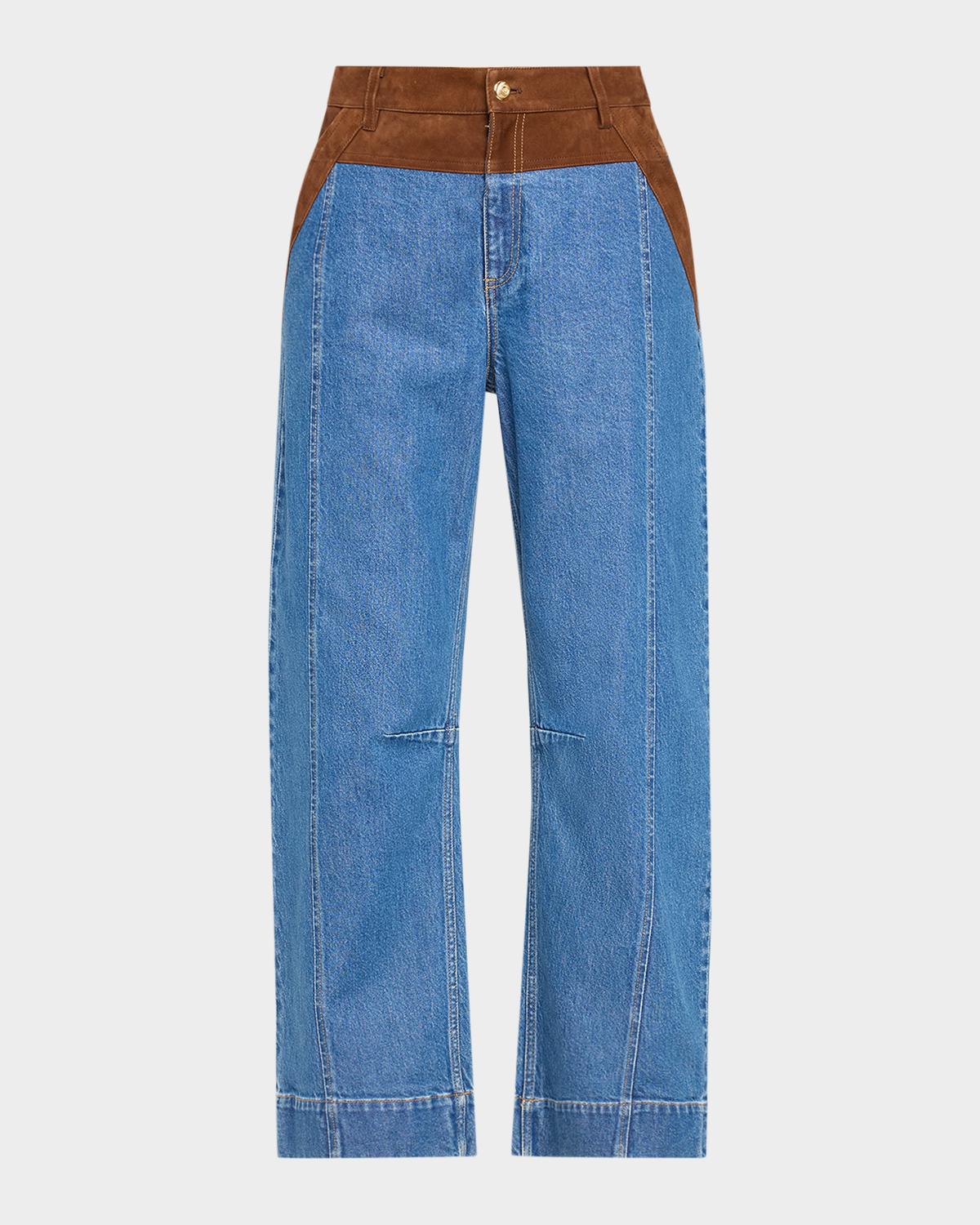 Dillon Suede Waist Jeans