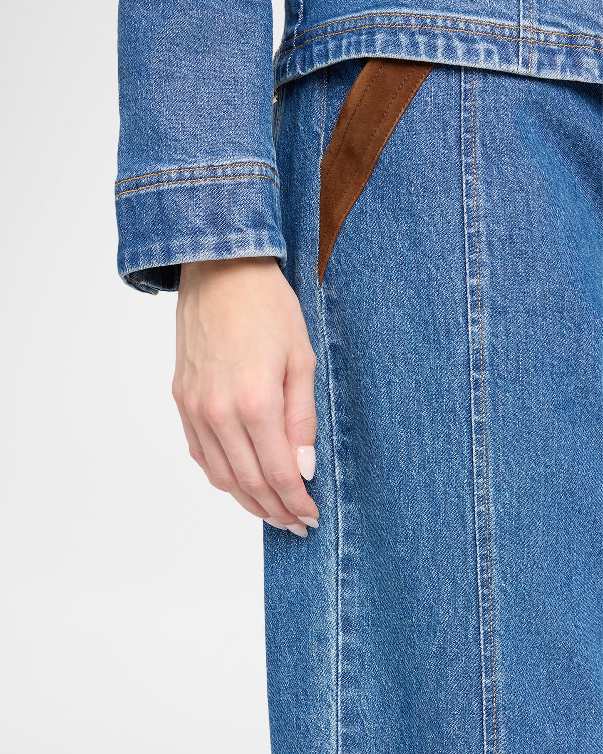 Dillon Suede Waist Jeans - thumbnail 5