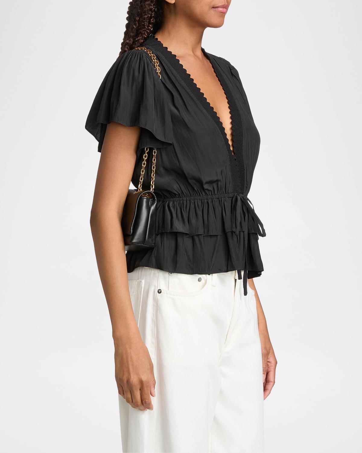 Emberly Chiffon Tiered Blouse - thumbnail 6